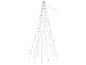 Guirlande lumineuse LED cascade pour sapin de Noël, avec câble d'alimentation.