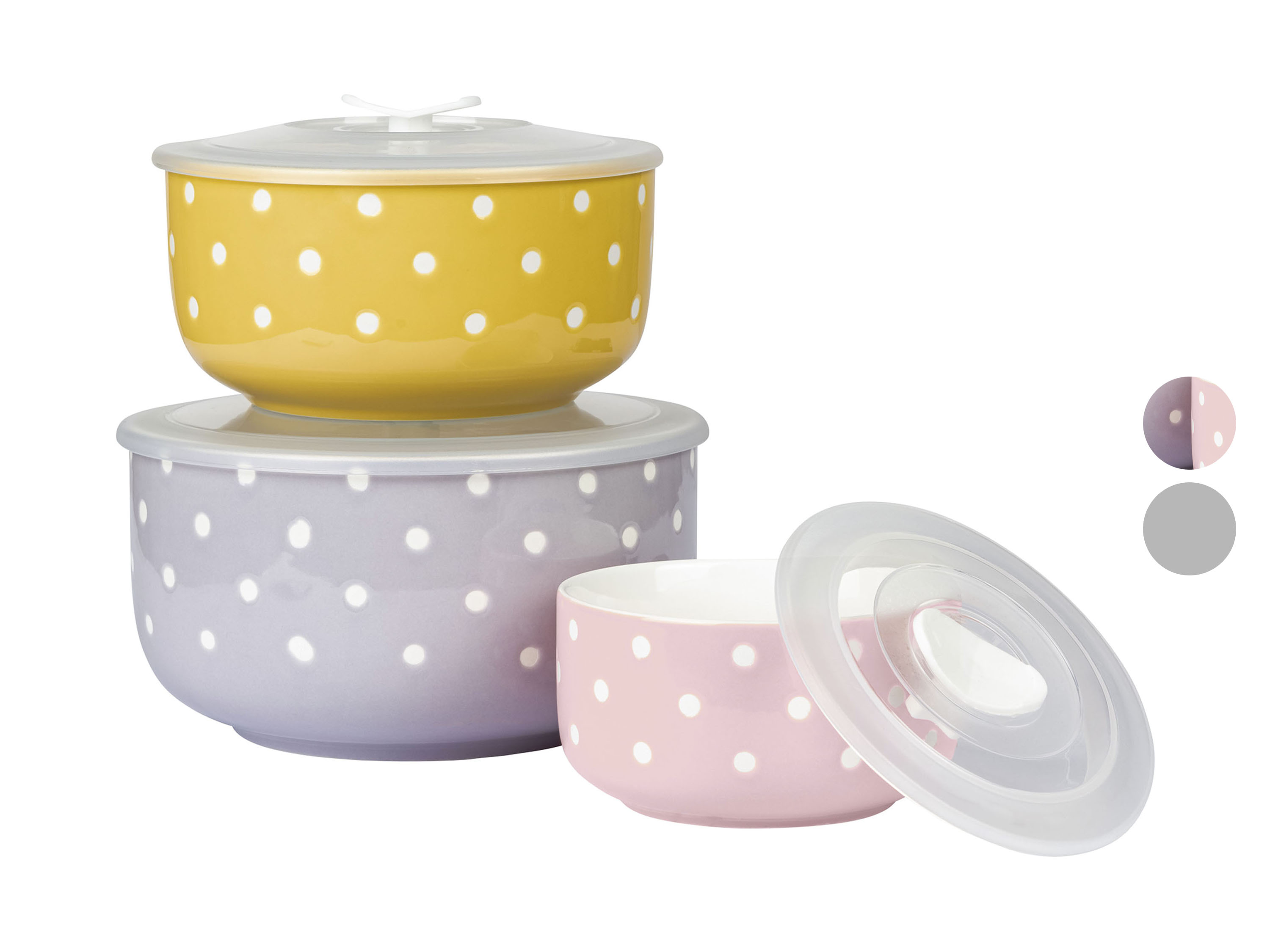 ERNESTO® Set de 3 bols en porcelaine