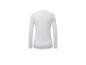 T-shirt manches longues blanc pour femme.