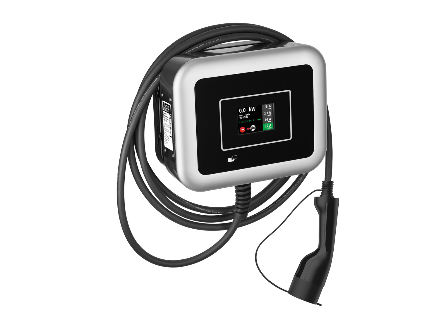 ✓ NEUF - 22kW 5m Câble Recharge Voiture Electrique Triphasé 32A Type 2  Station de Charge Borne Publique Chargeur Rechargement Cable Wallbox Fil -  Équipement auto