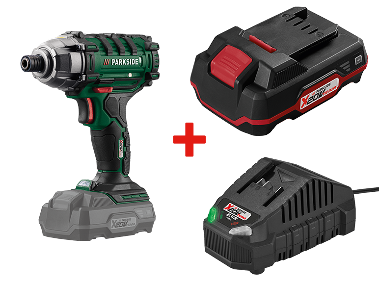 Visseuse à Chocs Sans Fil + Batterie + Chargeur, 20 V