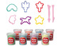 Play-Doh avec différentes couleurs et formes.