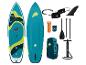 Planche de paddle gonflable F2, pagaie, sac à dos et accessoires.