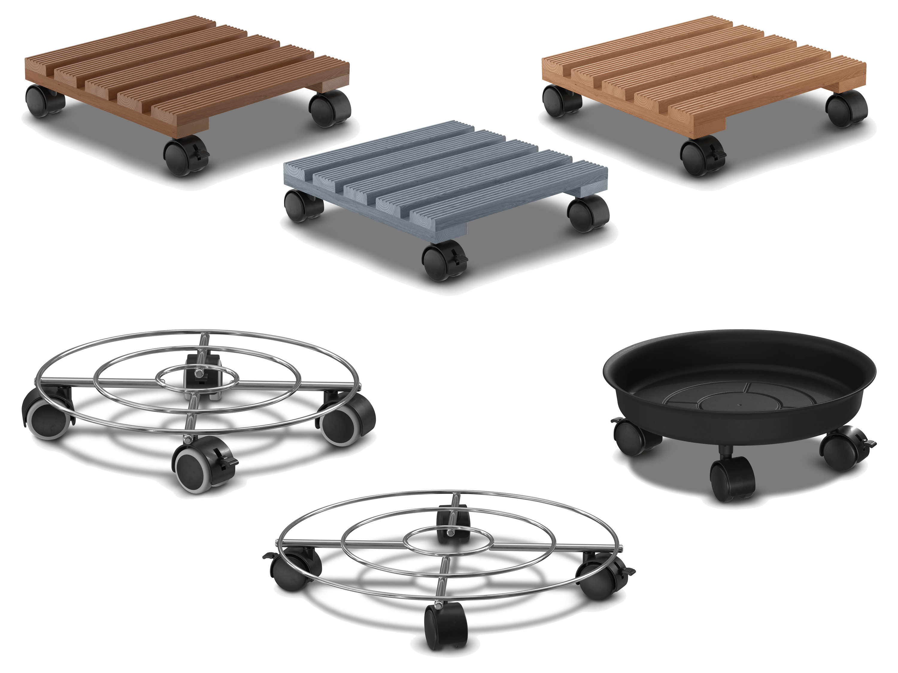 PARKSIDE® Roulettes pour plantes