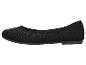 Ballerines noires tricotées pour femme