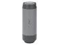 Thermos gris SilverCrest avec un bouton sur le dessus