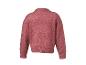 Pull en maille rouge à manches longues, vue arrière