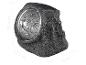Projecteur de jardin solaire en forme de roche, dimensions 10.5cm x 13.5cm x 11cm