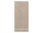 Serviette de bain beige.
