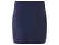 Une jupe en coton bleu marine.