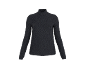 Sous-pull gris à col montant et manches longues pour femme