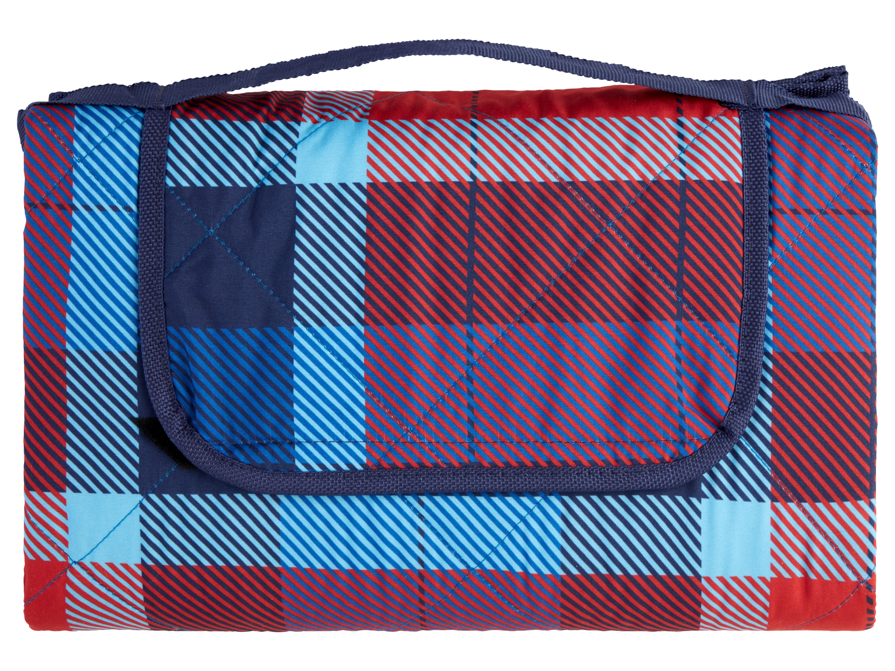 LIVARNO home Couverture de pique-nique, 127 x 168 cm (rouge)