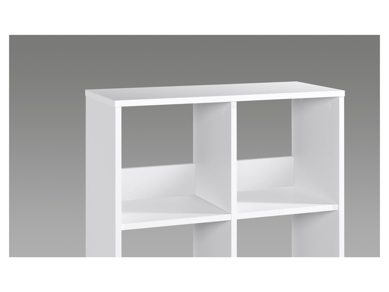 Aller en mode plein écran : Étagère Liverpool, 74 x 108 x 33 cm, blanc/imitation chêne - Image 9