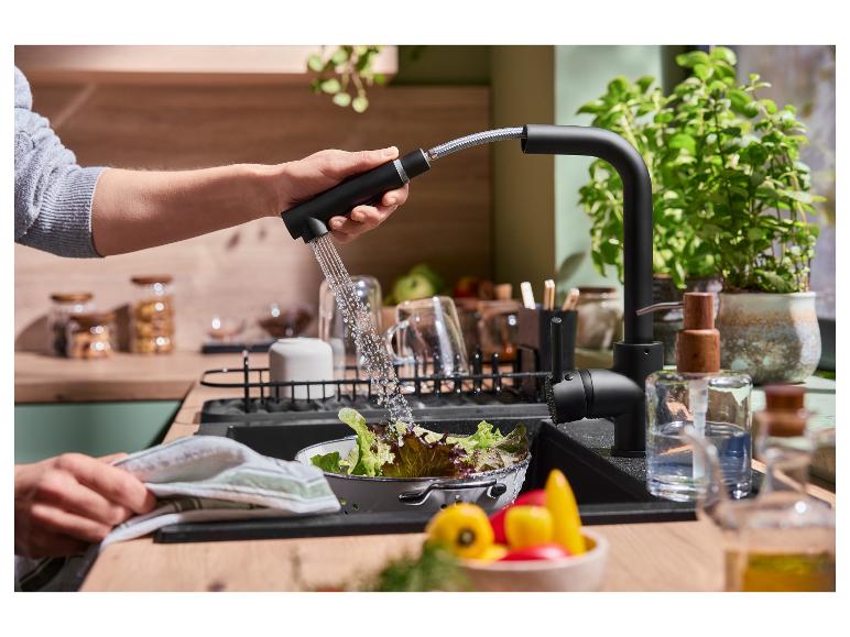 Mitigeur de cuisine LIVARNO avec douchette extractible pour laver de la salade