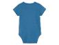 Body bébé bleu, vêtement pour nourrisson.