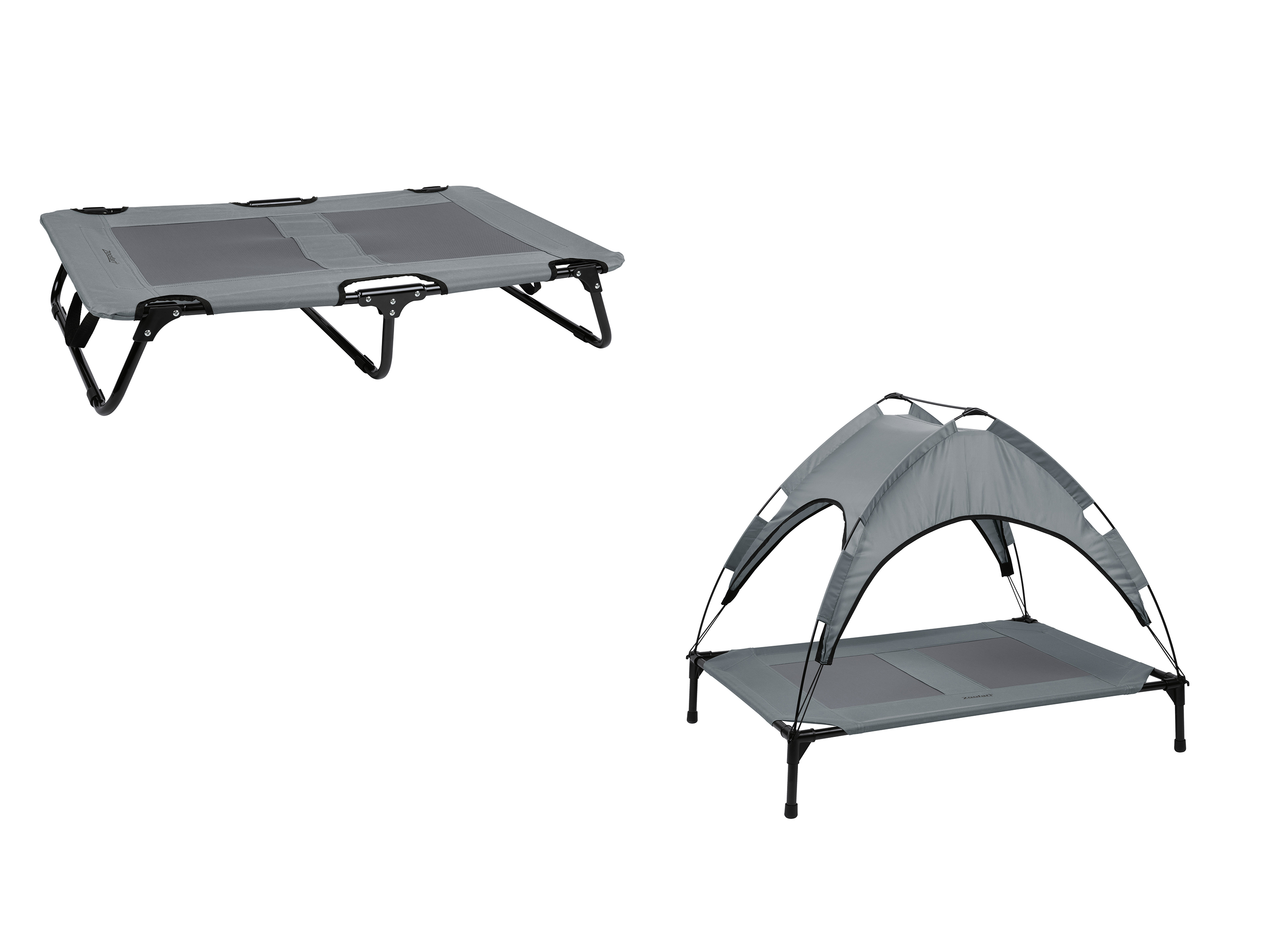zoofari® Lit de camp avec pare-soleil ou panier pliant pour chien
