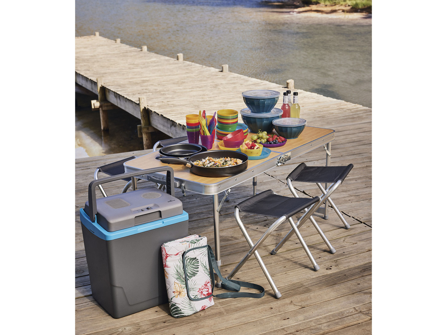 Lidl shop camping table