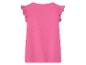 Robe rose à volants pour enfant.