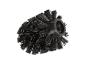 Brosse de toilette noire.