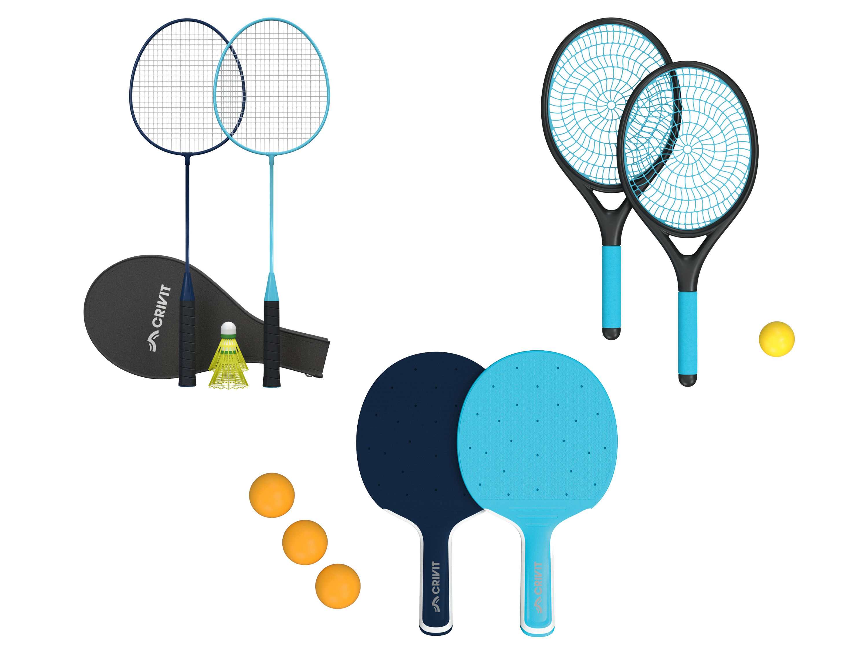 CRIVIT Set de raquettes