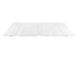 Matelas blanc matelassé, idéal pour le lit.