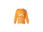T-shirt orange à manches longues pour enfant, avec des fantômes et le texte 'SPOOOOKY NIGHT~'.