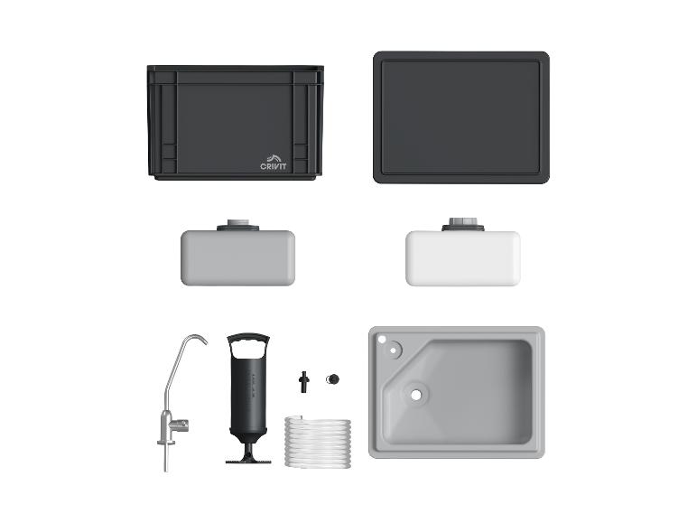 CRIVIT Lavabo mobile, 5 L