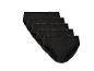 Quatre culottes noires avec dentelle