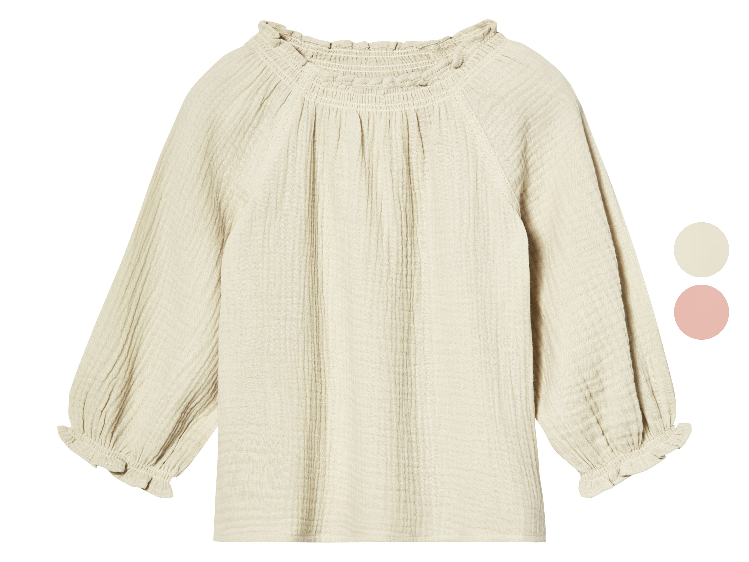 lupilu® Haut en mousseline petite fille