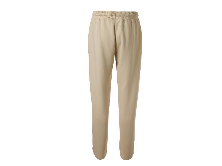 Pantalon de jogging beige avec taille élastique