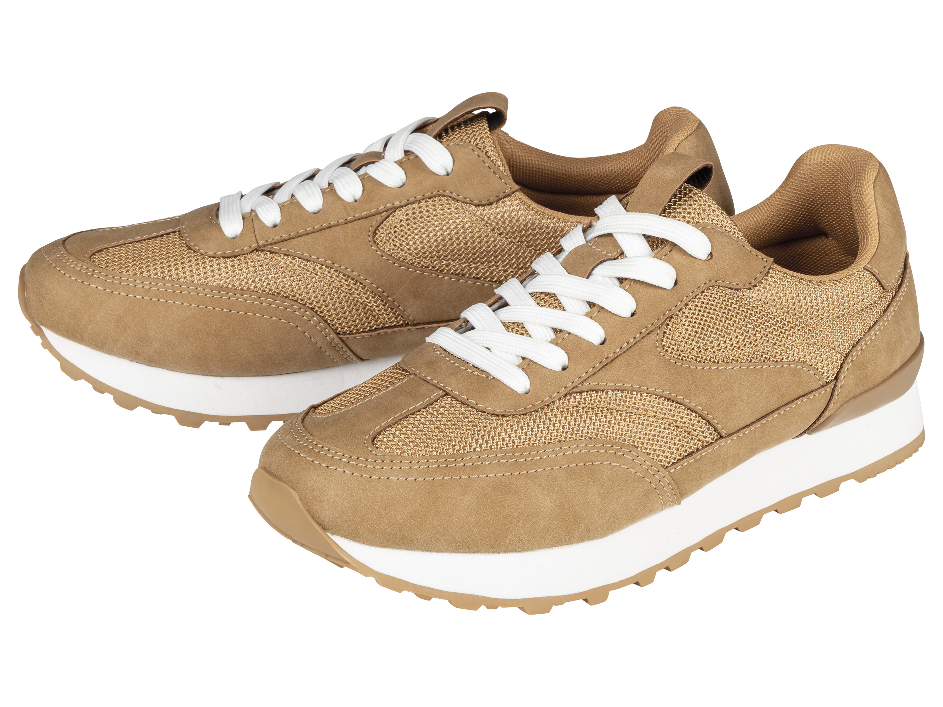 esmara® Baskets femme (beige, 38)
