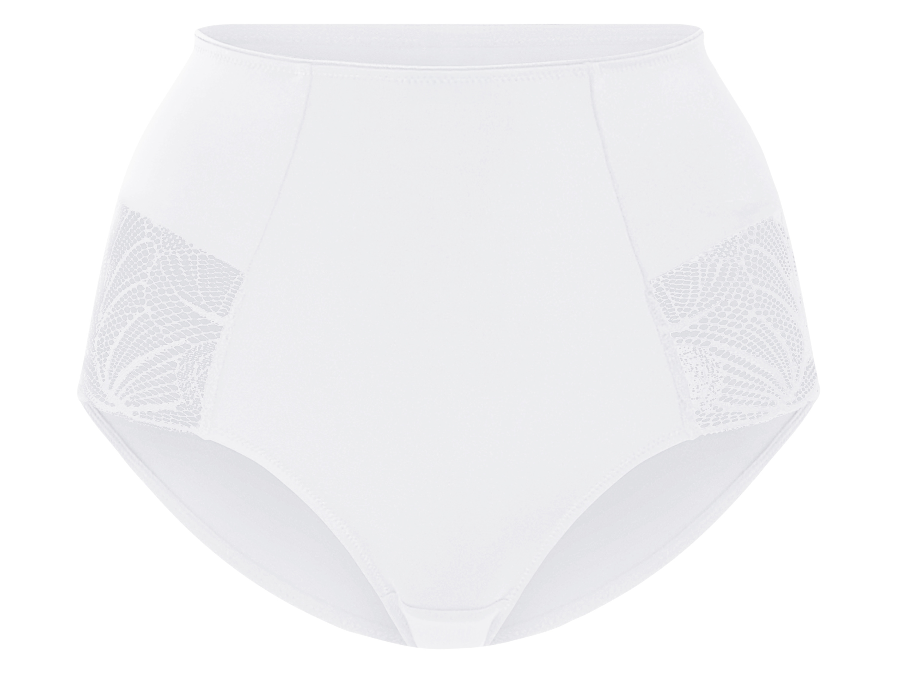 esmara® Lot de 2 culottes gainantes à dentelle femme (blanc, M (38/40))