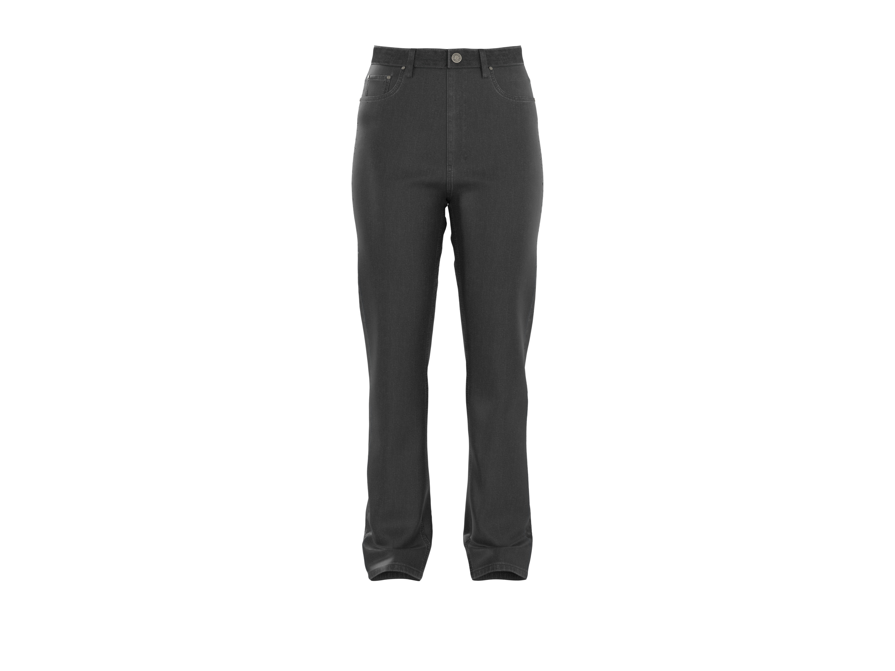 esmara® Jean droit femme (gris, 34)