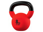 Une kettlebell rouge de 8 kg de Crivit.