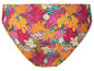 Bas de bikini avec un motif tropical de fleurs et de feuilles.