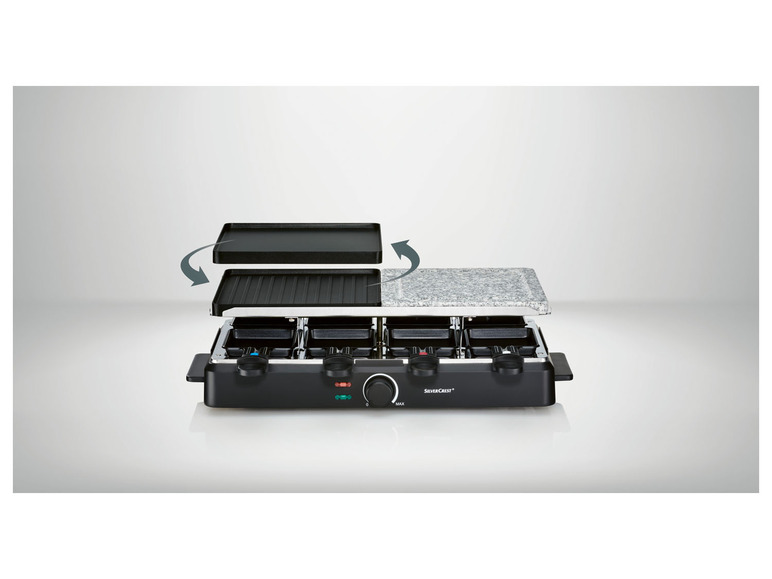 Aller en mode plein écran : SILVERCREST® KITCHEN TOOLS Raclette-grill SRGS 1400 D4/ SORGS 1400 D4, avec pierre chaude, 1400 W - Image 4