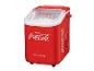 Une machine à glaçons rouge Coca-Cola.