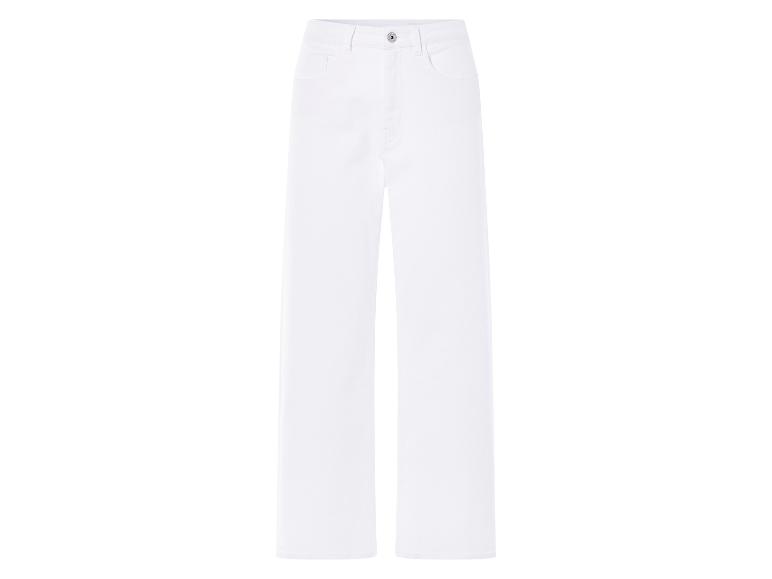 Pantalon blanc, coupe large.