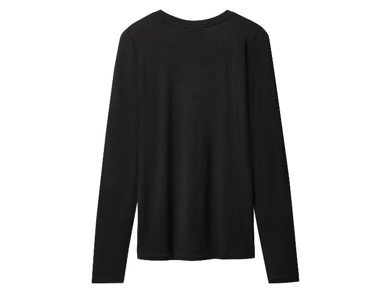 T-shirt noir à manches longues