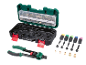 Kit d'outils de rivetage avec riveteuse manuelle et divers écrous à riveter M5-M12