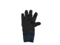 Gant d'hiver bleu foncé avec surface de préhension noire, vue arrière.