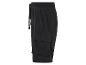 Shorts cargo noirs à cordon.