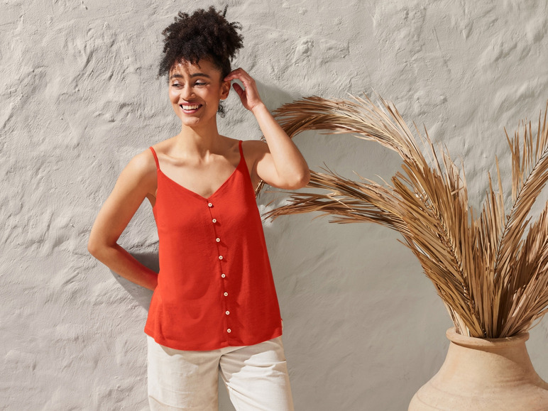 Aller en mode plein écran : esmara® Débardeur effet lin femme - Image 6