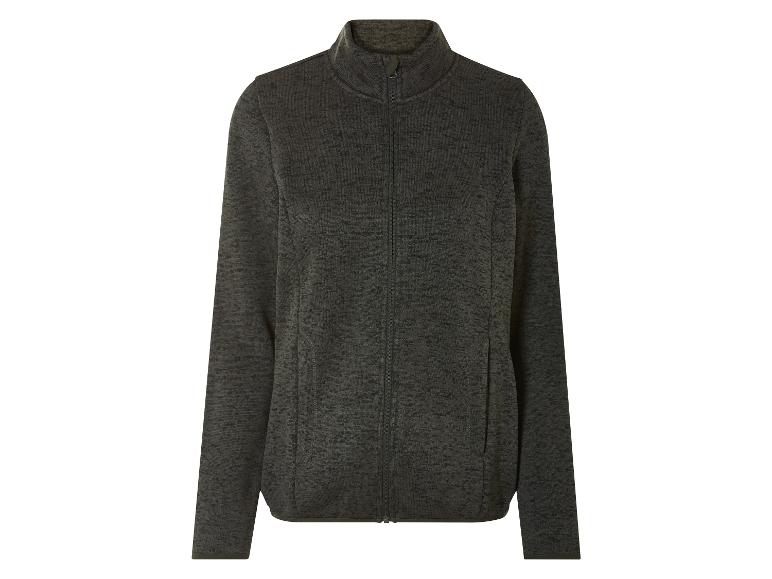 Veste verte à fermeture éclair.