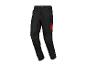 Pantalon de travail noir avec surpiqûres et poches rouges