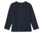 T-shirt bleu marine à manches longues pour enfant.