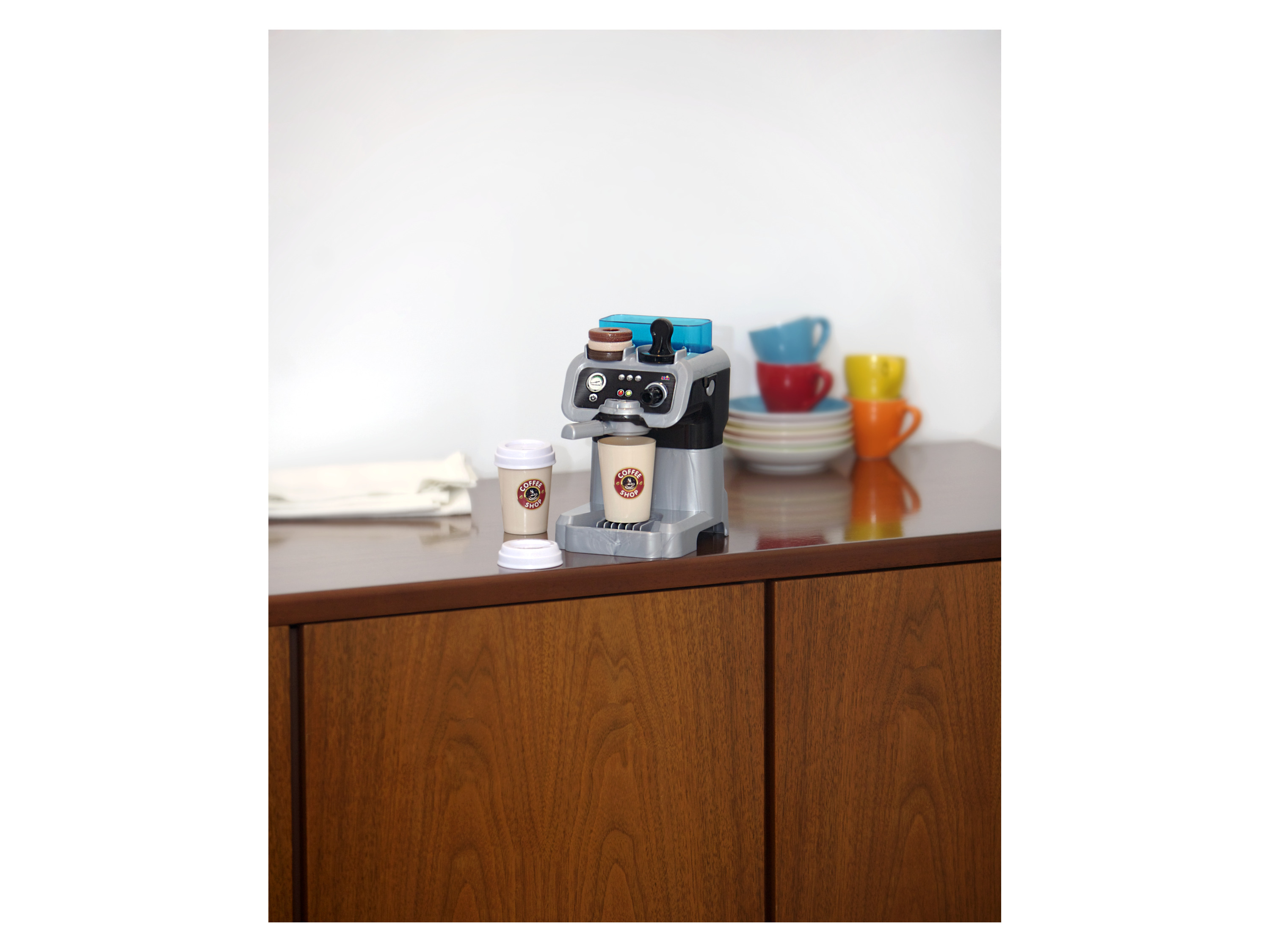 Klein Machine A Café Barista - 9510 - Avec Réservoir A Eau, Systeme D'écoulement Et Accessoires Marron - vue 3
