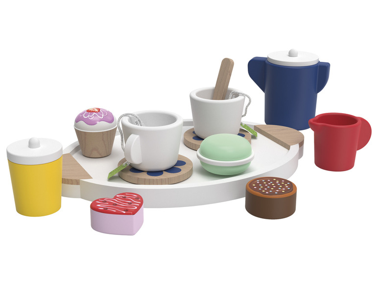 Aller en mode plein écran : Playtive Accessoires de cuisine en bois au design rétro - Image 7