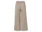 Pantalon large beige, vue arrière.