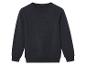 Sweat-shirt foncé à manches longues.